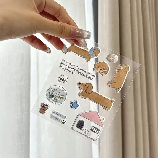 Cute Dog 3D Stickers