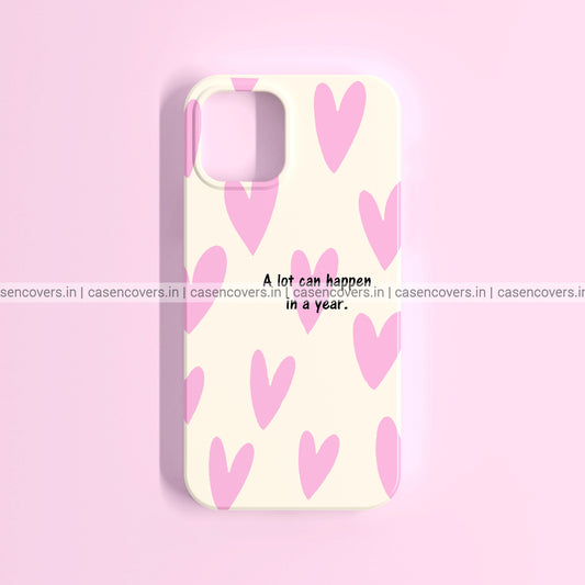 Biege & Pink Aesthetic Case