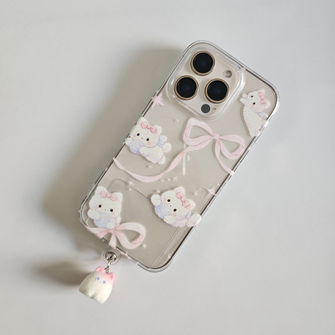 Cute Kawai Pink Hanging Phone Case