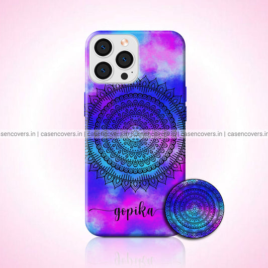 Purple Fluid Mandala Case