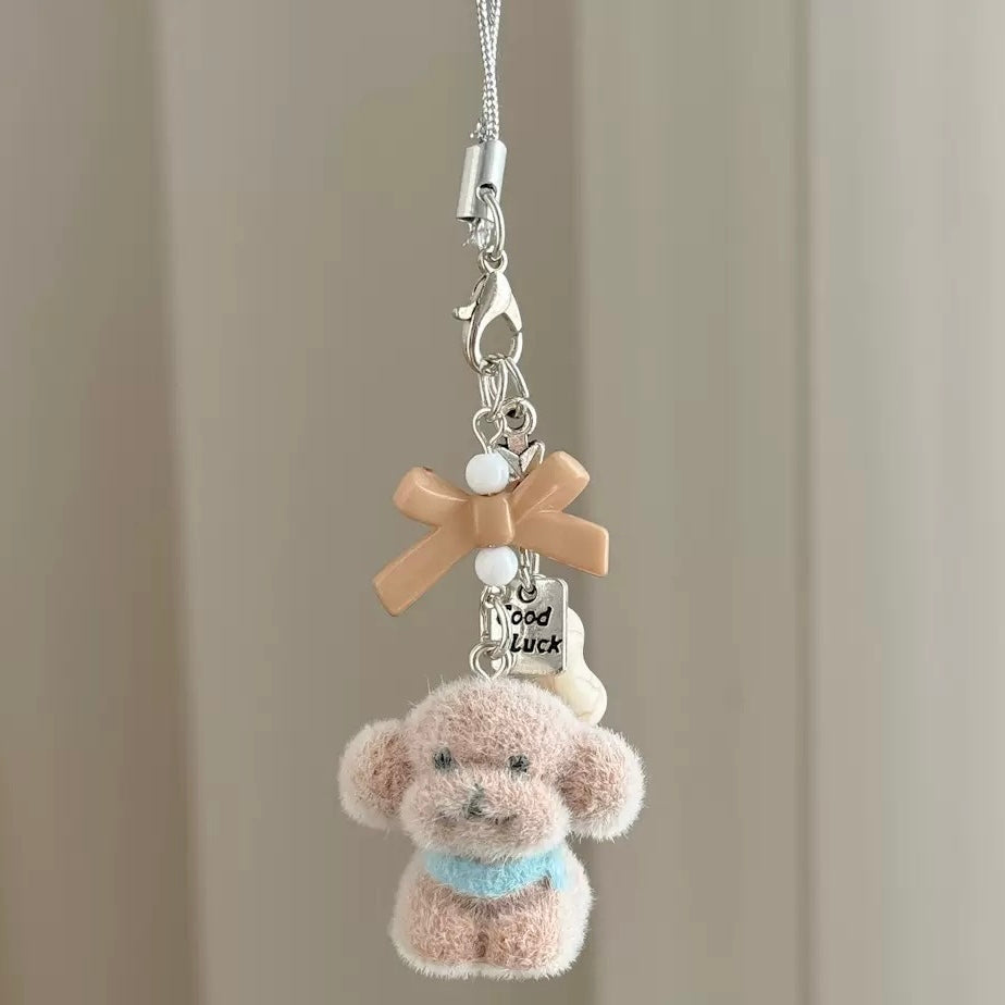 Brown Lucky Pup Charm