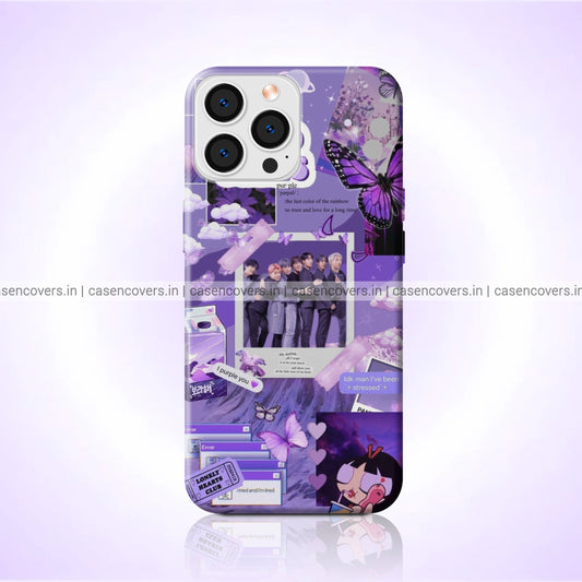 OT7 Purple Aesthetic Phone Case