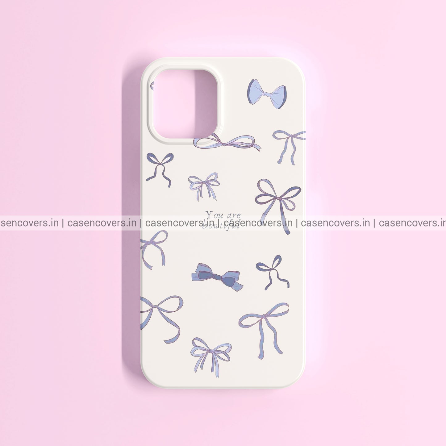 Blue Bows Phone Case