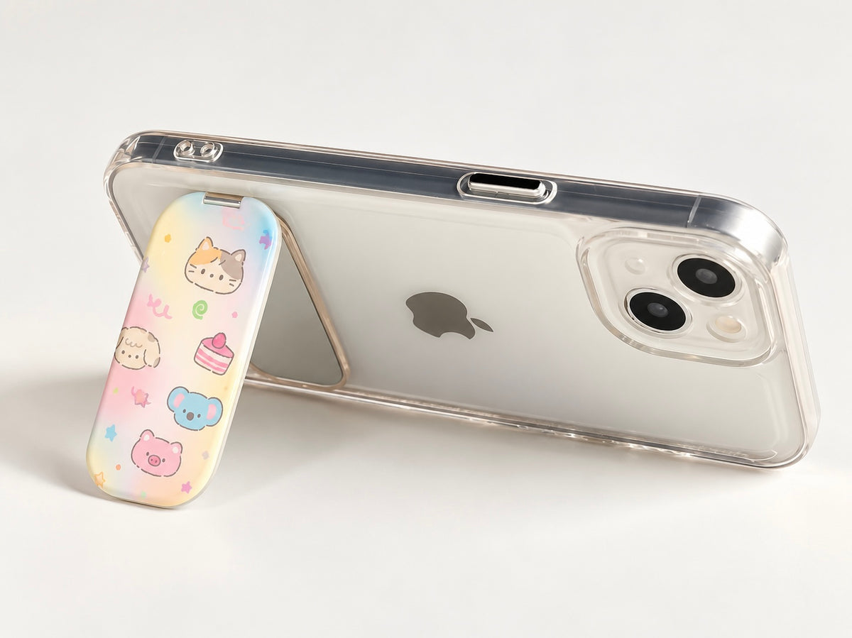 Cute Mirror Stand Sticker For PhoneCase