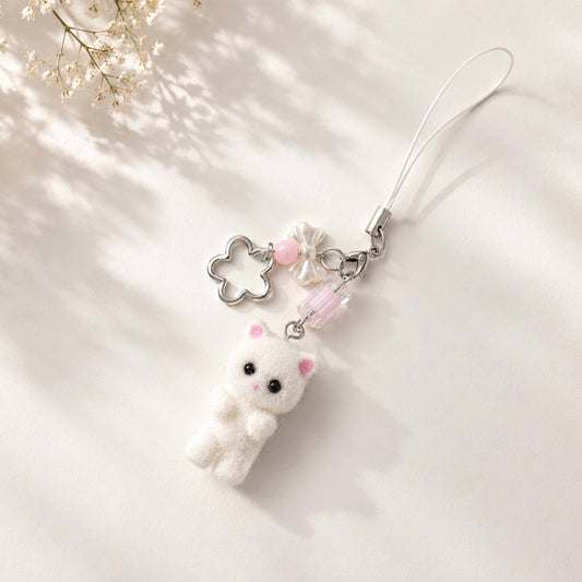 Cotton Candy Kitty charm