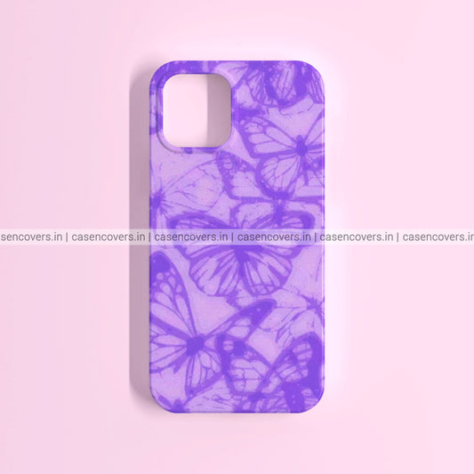 Purple Aesthetic Butterfly Phone Case