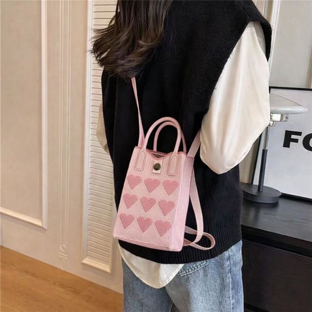 Viral Korean Pink Mobile Sling Pouch