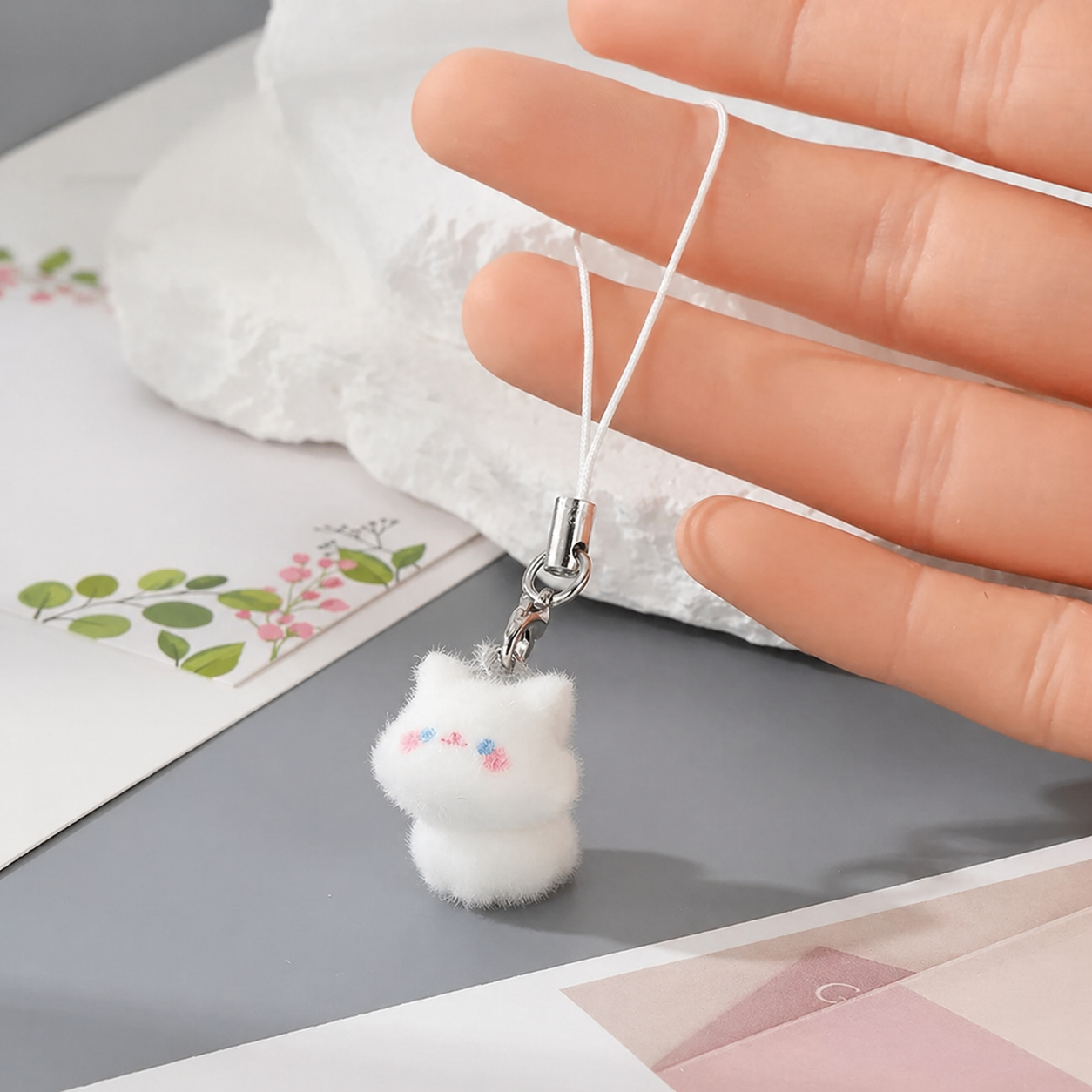 Cute Cloud Phone Charm