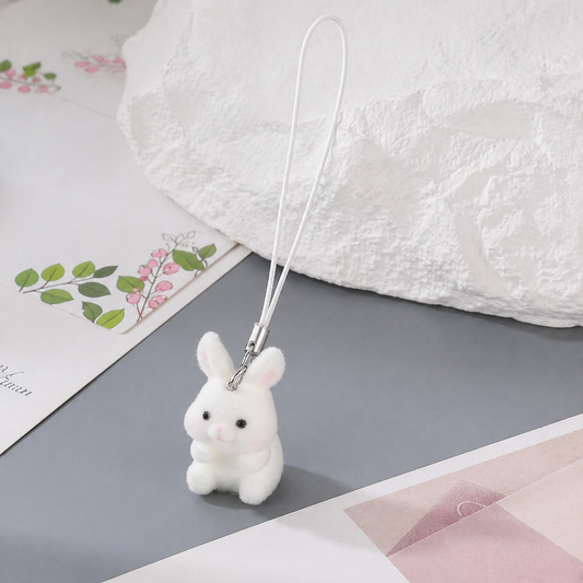 Cute Bunny Phone Charm