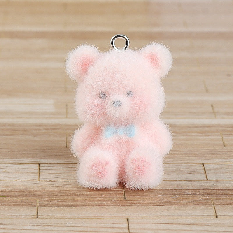 Berry Puff Mini Furr Teddy Phone Charm