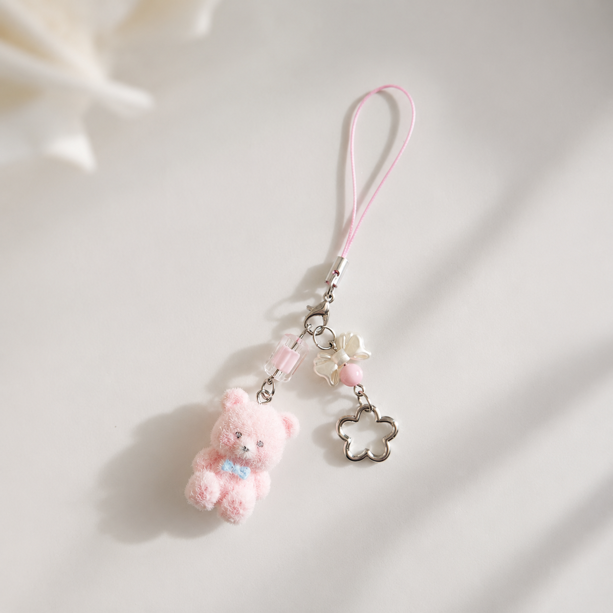 Dreamy Blush Bear Charm