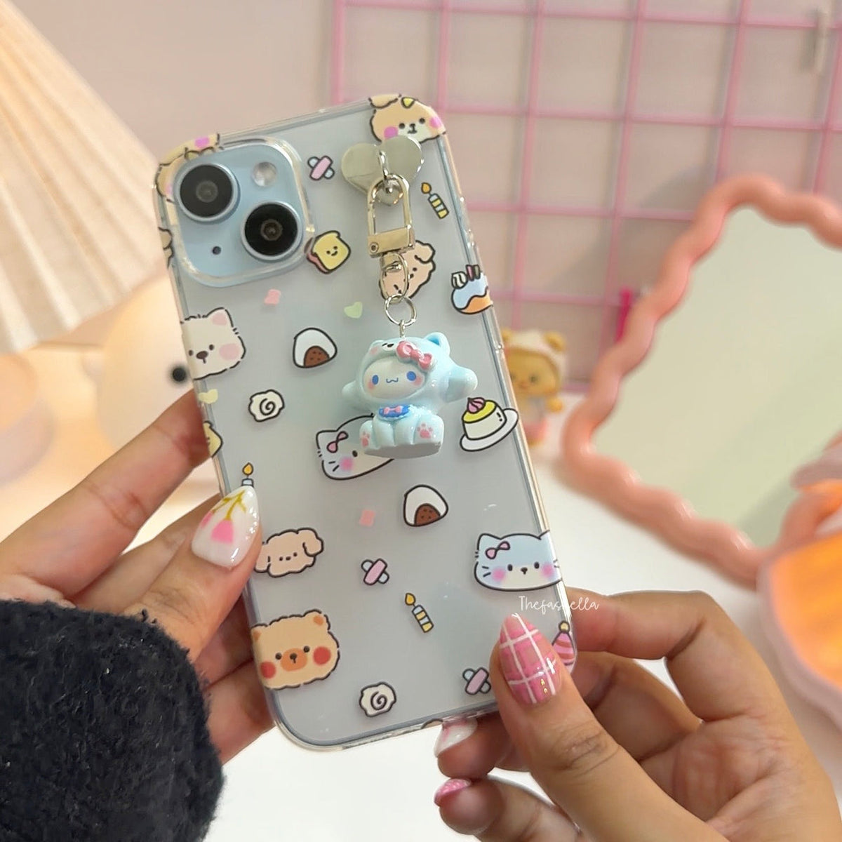 Kawaii Candy Bear Charm Phone Case