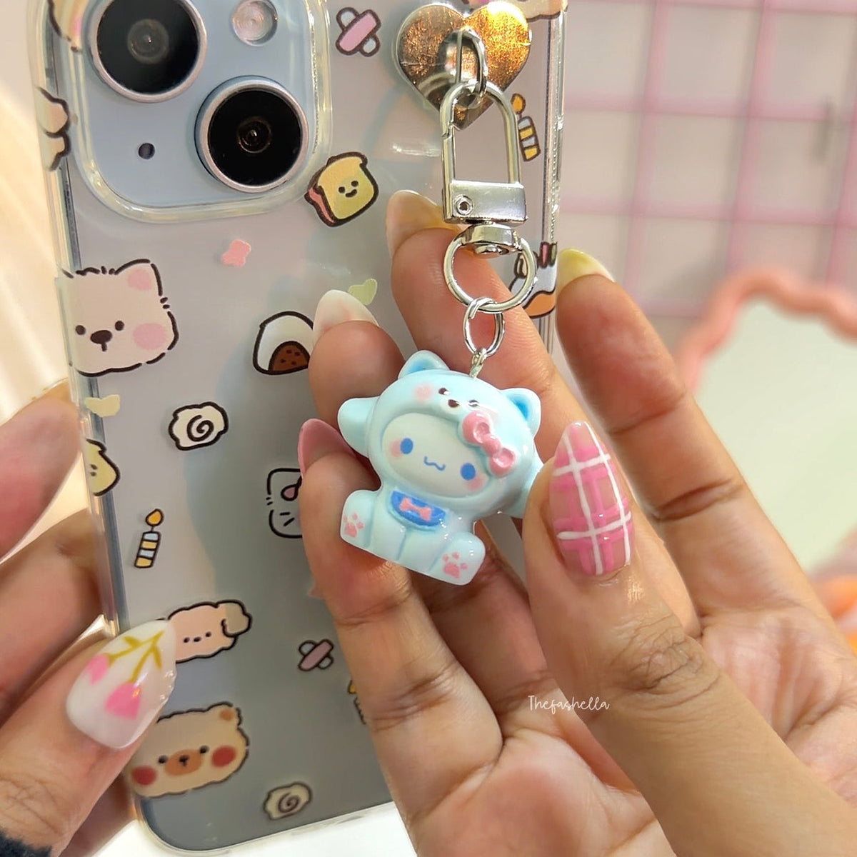 Kawaii Candy Bear Charm Phone Case
