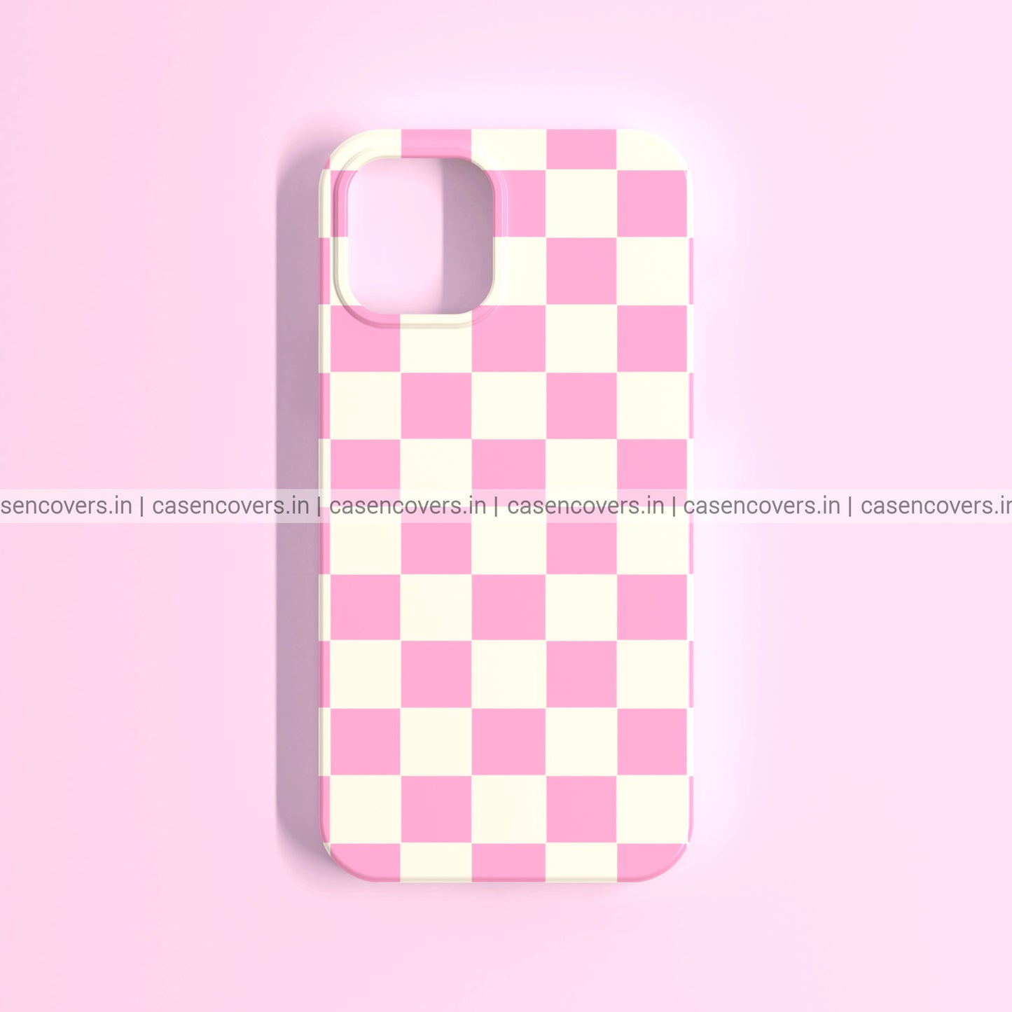 Tiny Checks Pink Phone Case