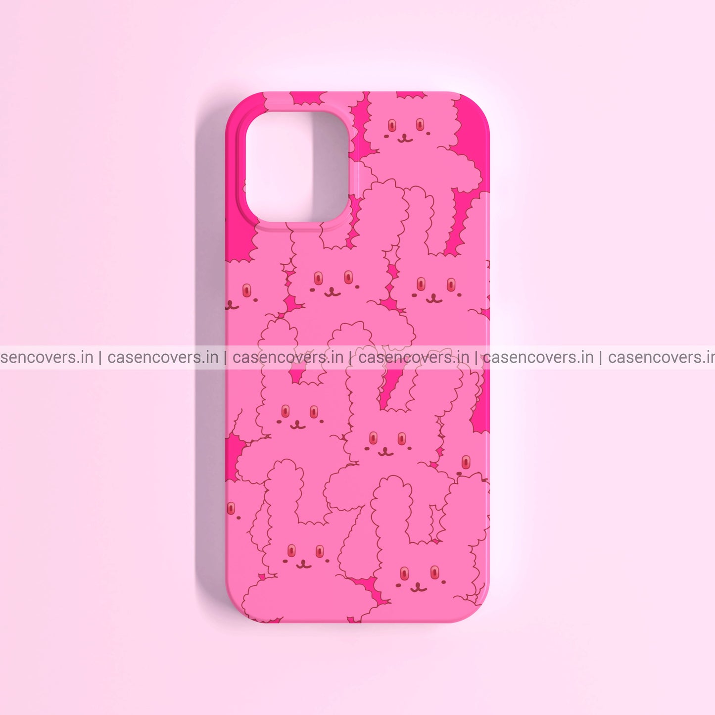 Dark Pink Bunny Phone Case