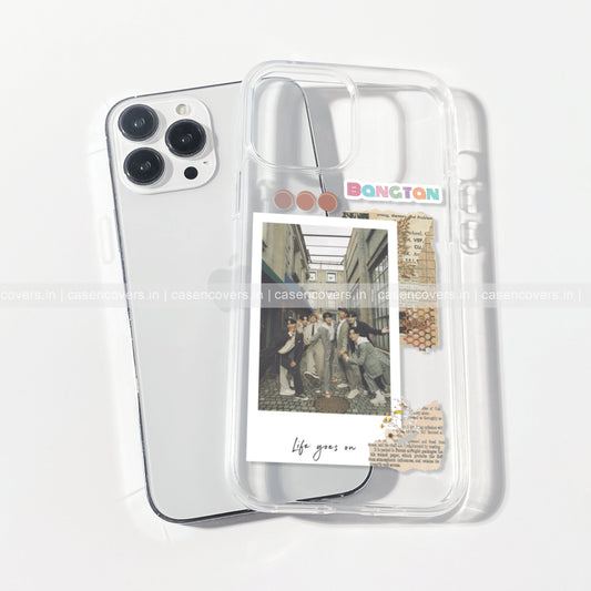 Life Goes On BTS Clear Case