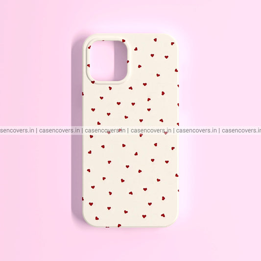 Pink Minimal Hearts Phone Case
