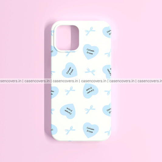 Carpe Diem Cute Bow Phone Case