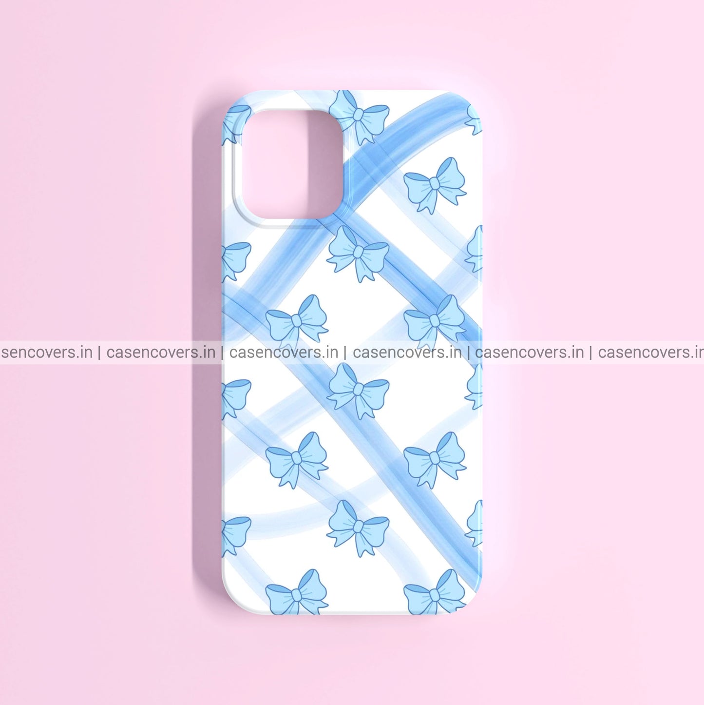 Cute Blue Bows Phone Case