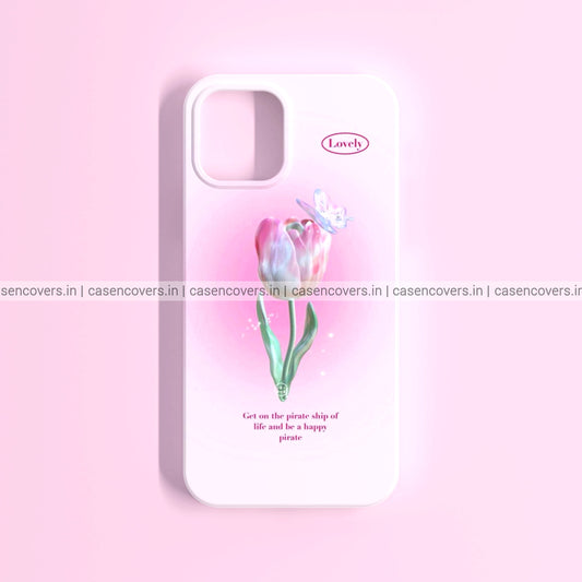 Aesthetic Pink Tulip Phone Case