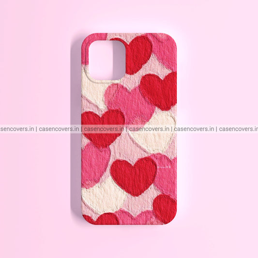 Pink Hearts Aesthetic Case