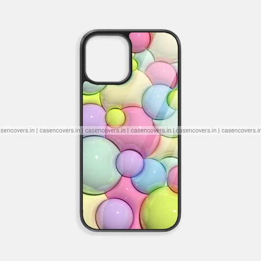Colorful Bubble Glass Case