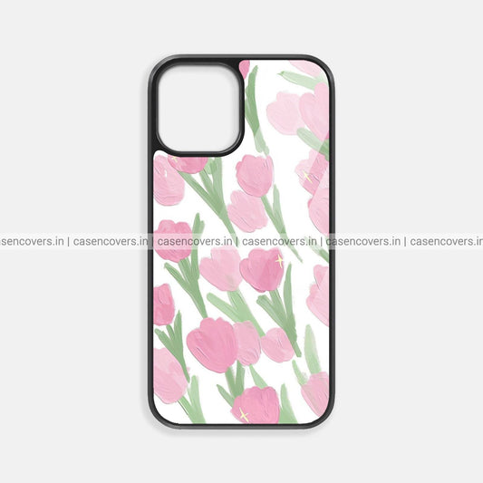 Pink Aesthetic Tulips Case