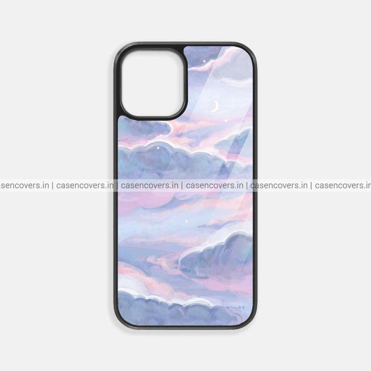 Aesthetic Clouds Glass Case