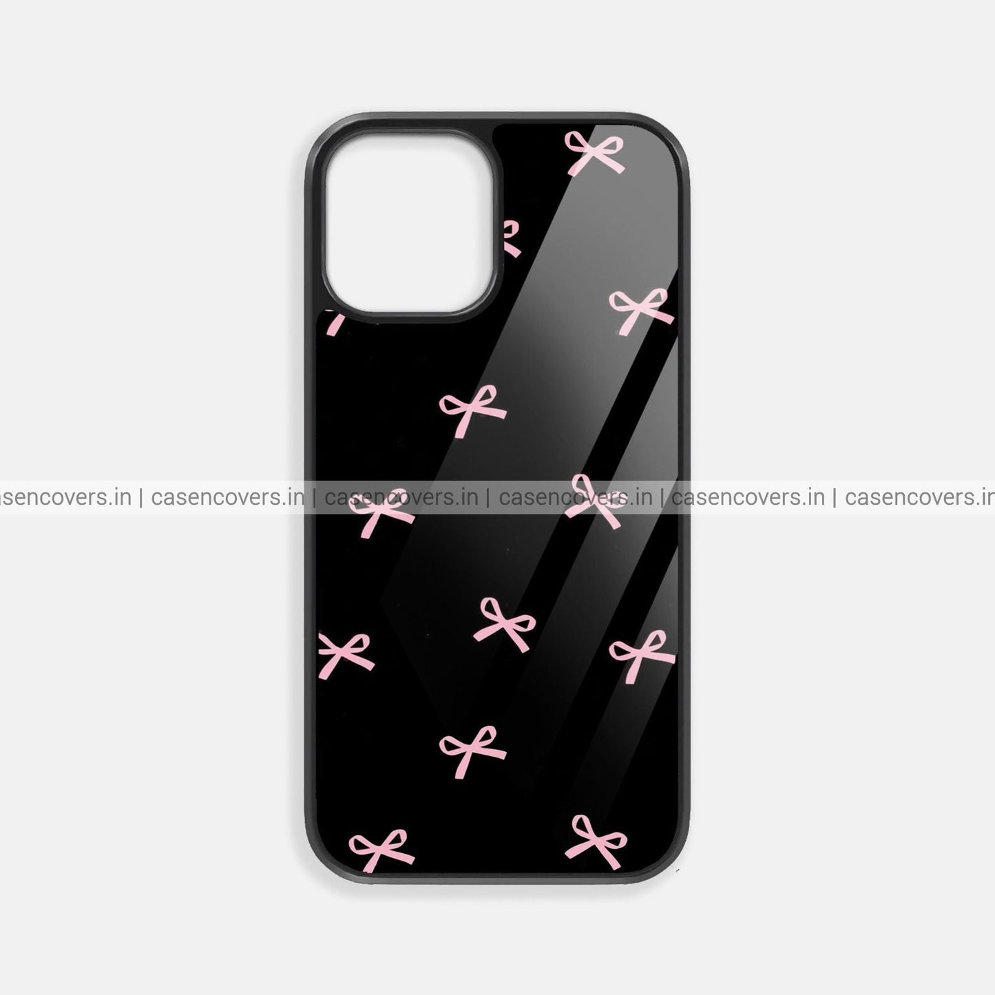 Black & Pink Bow Case