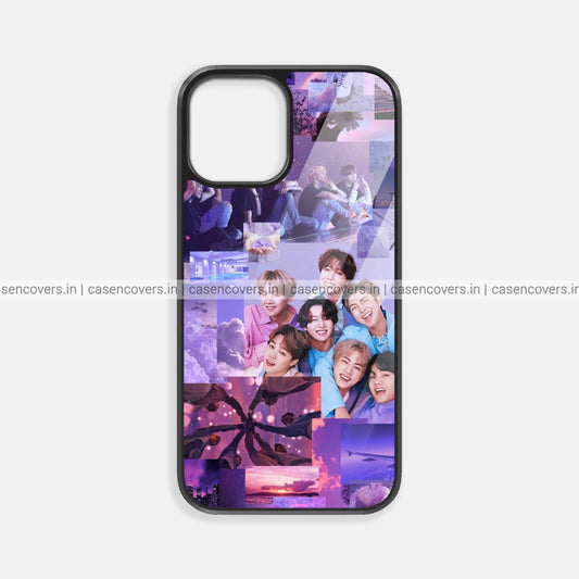 Cute BTS Aesthetic Glass Phone Case