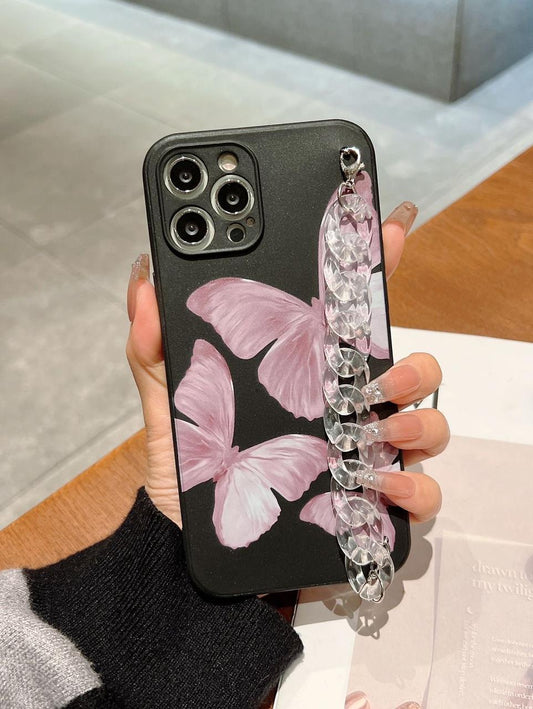 Aesthetic Butterfly Chain Phone Case