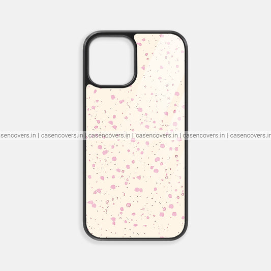 Pink Dots Glass Case