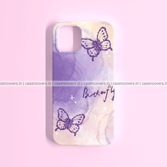 Purple Aesthetic Butterfly Case