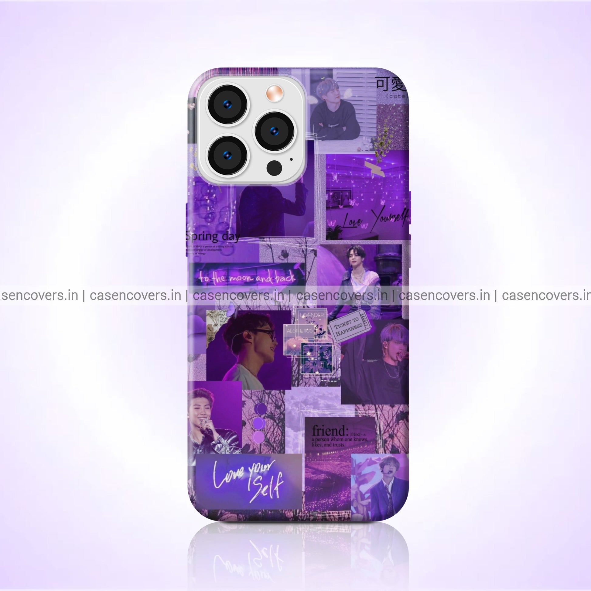 Love Yourself Purple Phone Case Love Yourself Purple Phone Case