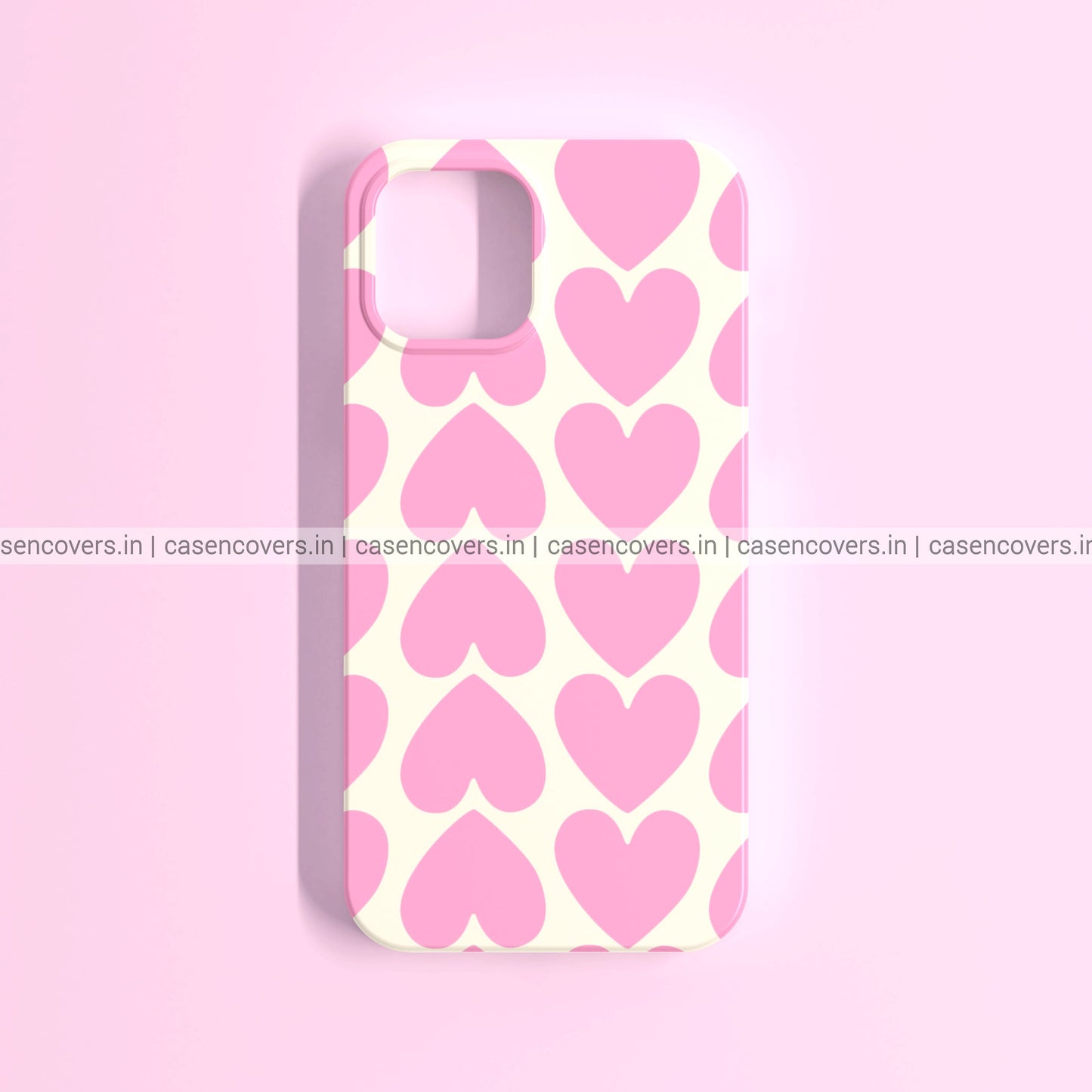 Pink Hearts Aesthetic Phone Case