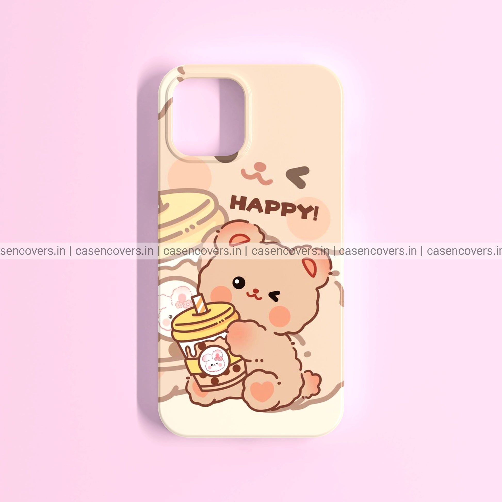 Happy Cute Bear Phone case CASE N COVER Happy Cute Bear Phone case CASE N COVER