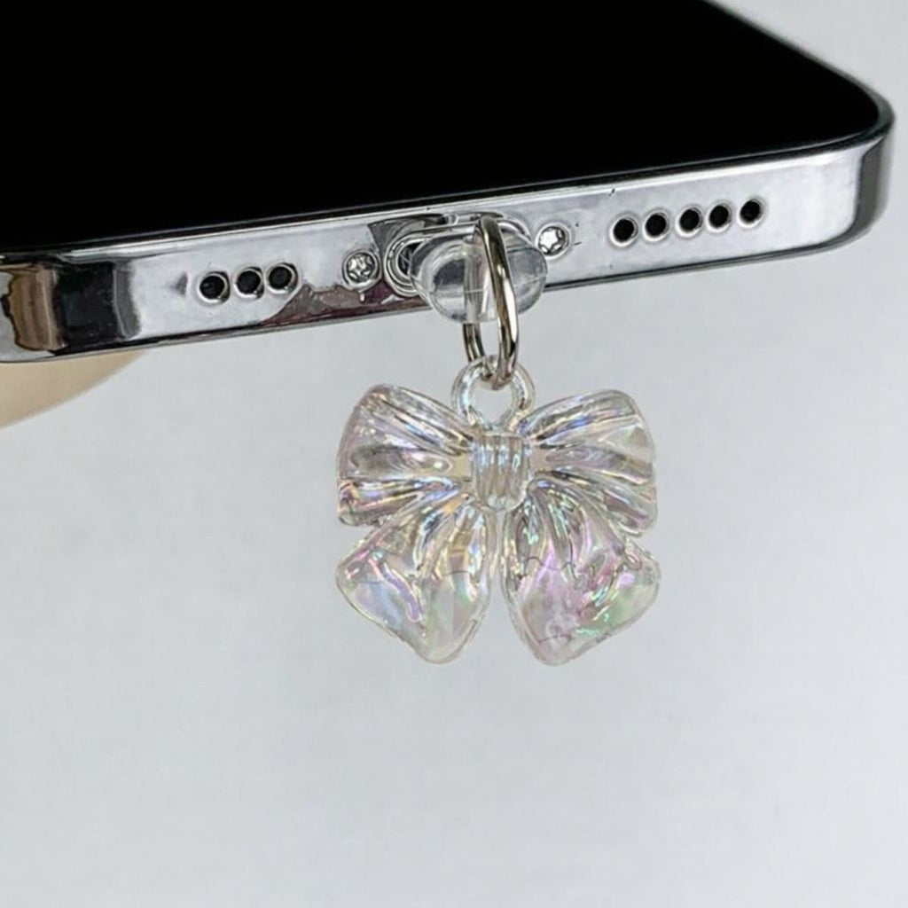 Anti Dust Plug Type C Bow Charm
