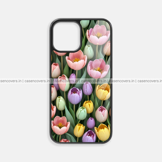 Blooming Tulips Premium Glossy Phone Case