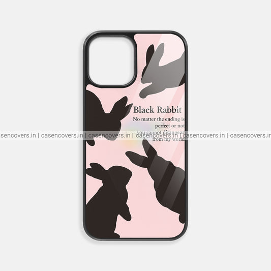 Shadow Bunny Aesthetic Premium Glossy Phone Case