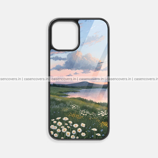 Meadow Sunset Premium Glossy Phone Case