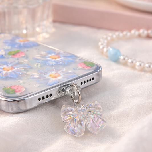 Anti Dust Plug Type C Bow Charm