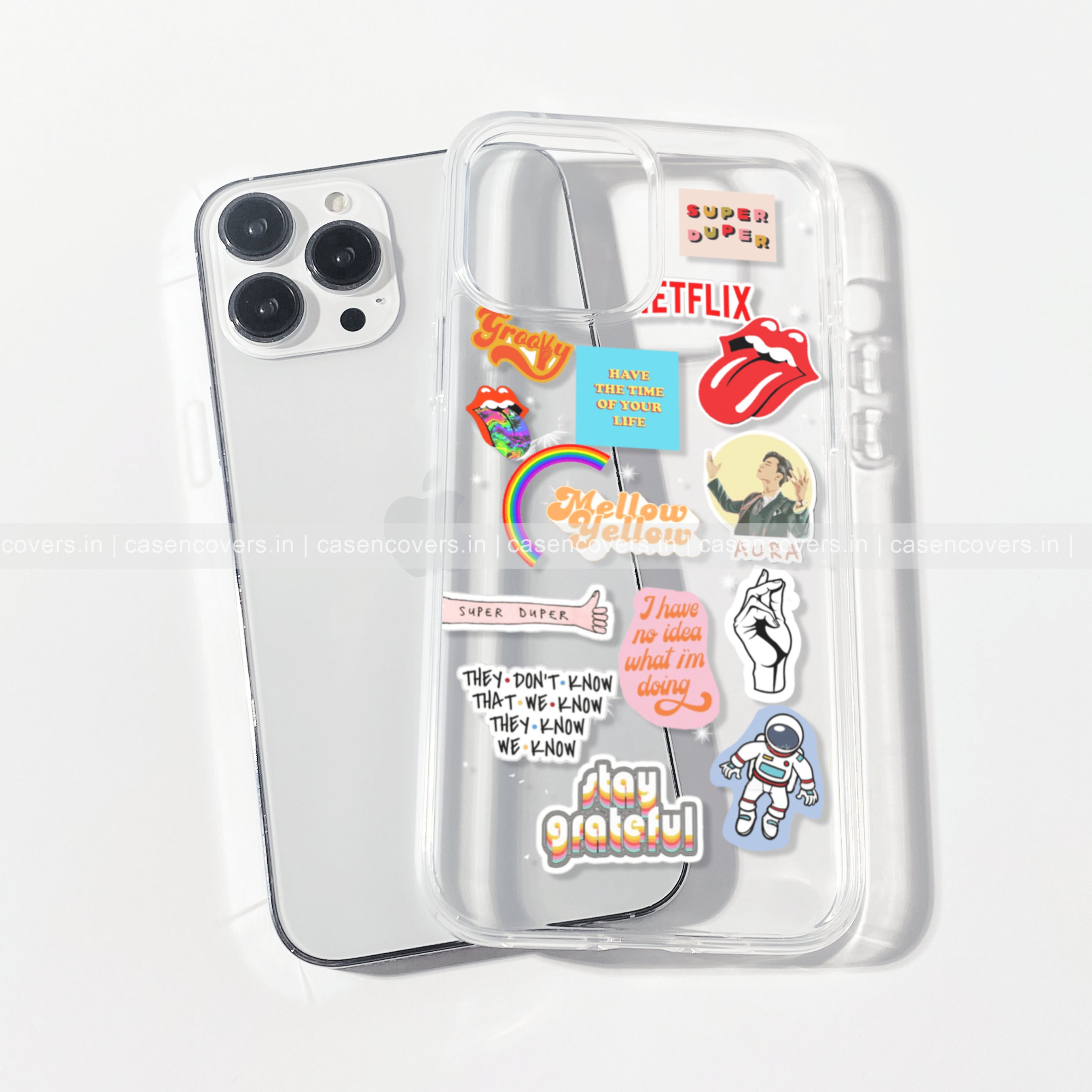 Aesthetic sticker case – CASE N COVER